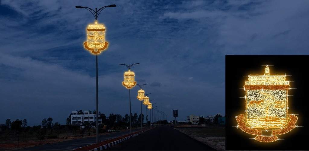 Enhancing Chennai's charm with decorative pole lighting a simulation by Greater Chennai Corporation