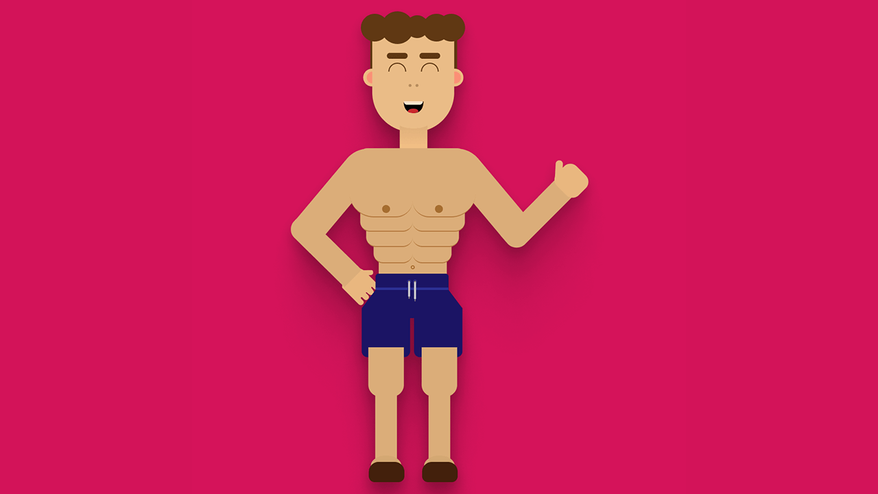 muscular character